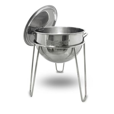 Bayou Classic 15 Stainless Steel Kettle with Welded Stand at - Main Image