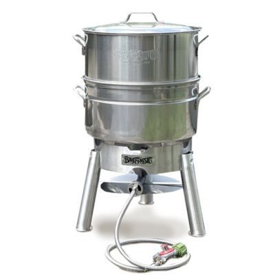 Bayou Classic Half Bushel KD Stainless Steel Steamer Kit