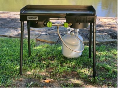 Image showing  Dual Patio Camp Stove with Double Griddle
