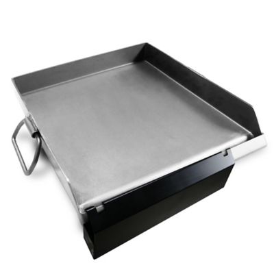 Bayou Classic Single Steel Griddle with Grease Tray