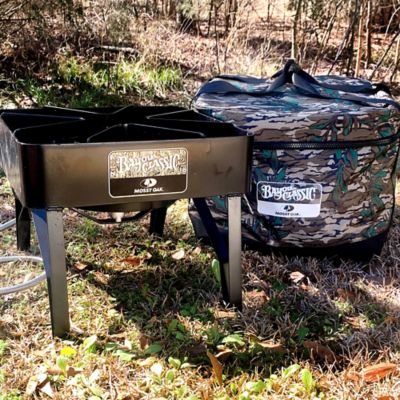 Image showing  16 in. Square Heavy Duty High Pressure Cooker Mossy Oak