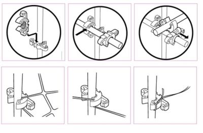 Image showing  10-12 mm Garden Plant Support Clips, Incognito, 1,000-Pack