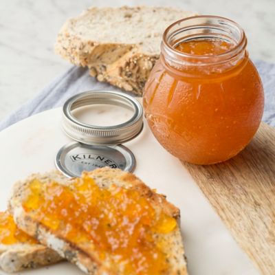 Image showing  Orange Fruit Jar, Set of 6