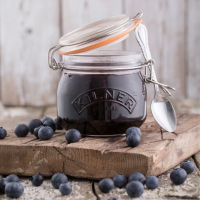 Image showing  Round Clip Top Jar 17 oz., Set of 6