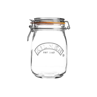 Image showing  Round Clip Top Jars, Set of 4