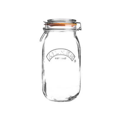 Image showing  Round Clip Top Jars, Set of 3