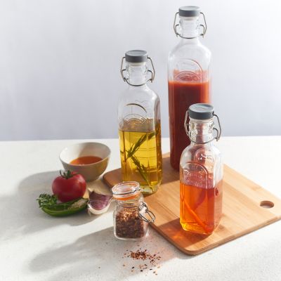 Image showing  Clip Top Bottle 34 oz., Set of 6