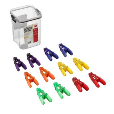 Image showing  Colorful Magnetic Clips, 3 in., 12-Pack