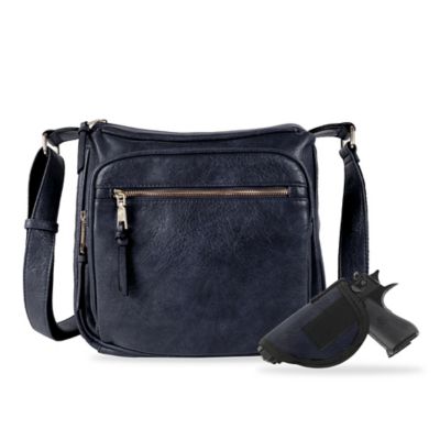 Jessie & James Handbags Brooklyn Concealed Carry Lock and Key Crossbody Bag, AMC5806L NV
