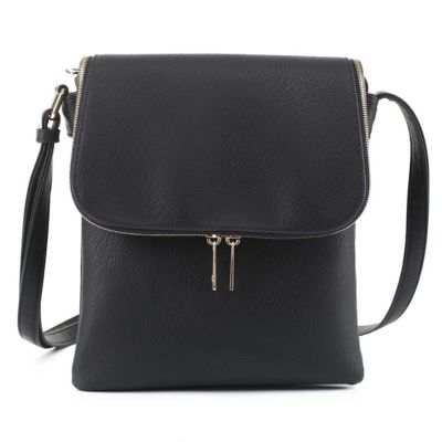 Jessie & James Handbags Cheyanne Concealed Carry Crossbody Bag with Lock and Key, AMCHY2037AL BK