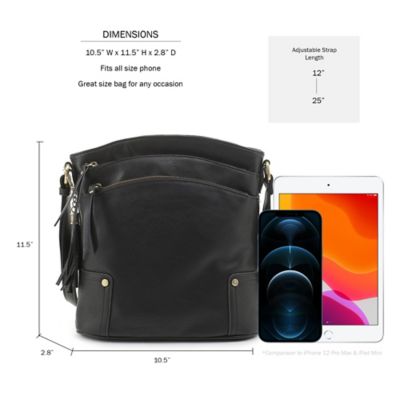 Image showing  Robin Concealed Carry Lock and Key Crossbody, DAC7044L BK