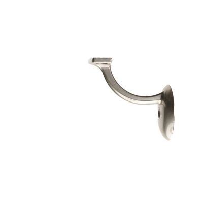 Image showing  2-3/4 in. Handrail Bracket Zinc Alloy Satin Nickel