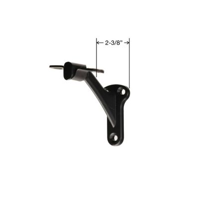 Image showing  2-3/8 in. Handrail Bracket Zinc Alloy Rubbed Bronze