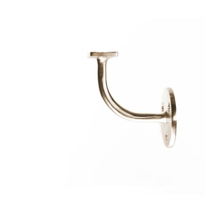 Image showing  2-3/4 in. Handrail Bracket Solid Brass Satin Nickel