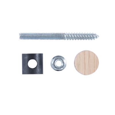 Image showing  Rail Bolt Kit with Bolt, Washer, Nut and Plug