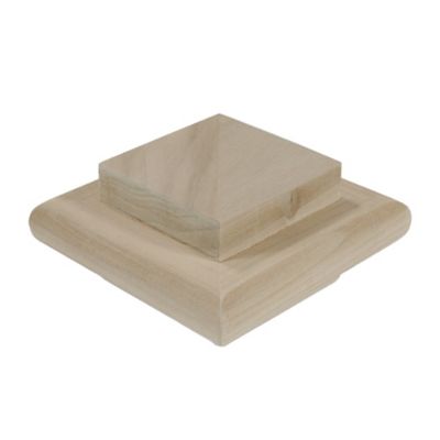 Image showing  Poplar B Style Pyramid Cap for 3 in. Square