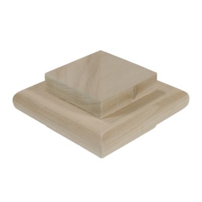 Image showing  Poplar B Style Pyramid Cap for 3-1/2 in. Square