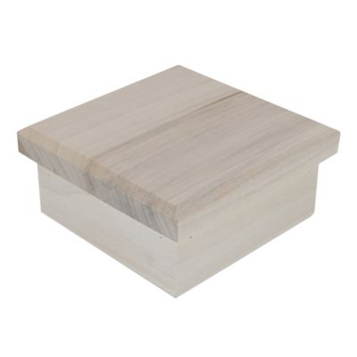 Image showing  Poplar E Style Modern Cap for 3 in. Square