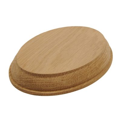 Image showing Red Oak Oval Rosette