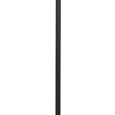 Image showing  72 in. Round Iron Baluster Plain Satin Black