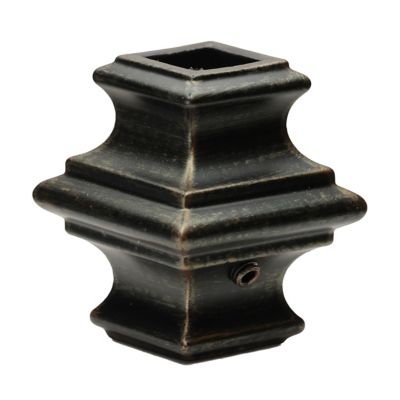 Image showing  1/2 in. Rubbed Bronze Aluminum Knuckle with set Screws
