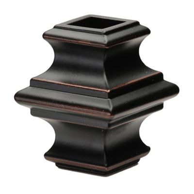 Image showing  1/2 in. Rubbed Copper Aluminum Knuckle with set Screws