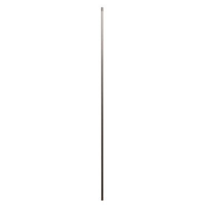 Ascension 1/2 in. Iron Baluster Plain with Pin, Pewter