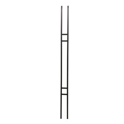 Ascension 1/2 in. Iron Baluster DBL Craftsman Panel Rubbed Copper