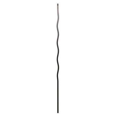 Ascension 1/2 in. Iron Baluster Zig Zag Rubbed Copper