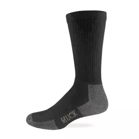 Muck Boot Company Lightweight 65% Merino Wool Socks Made in USA 1 Pair 72976 Men's Crew Socks