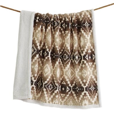 Image showing  Chalet Western Aztec Campfire Sherpa Throw, 1 pc. or 3 pc.