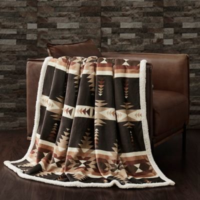 Indigo Hill by HiEnd Accents Yosemite Campfire Sherpa Throw