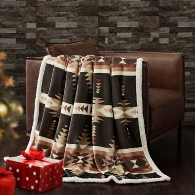 Image showing  Yosemite Campfire Sherpa Throw, 1 pc. or 3 pc.