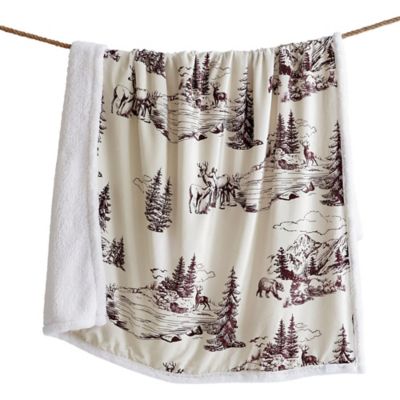 Image showing  White Pine Campfire Sherpa Throw