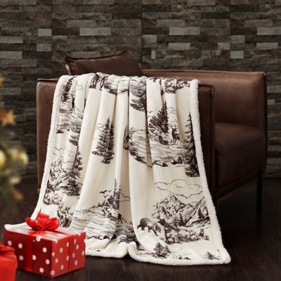 Image showing  White Pine Campfire Sherpa Throw