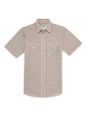 Ely Cattleman Short Sleeve Classic Check Western Shirt