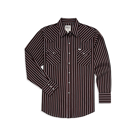 Ely Cattleman Long Sleeve Stripe Western Shirt