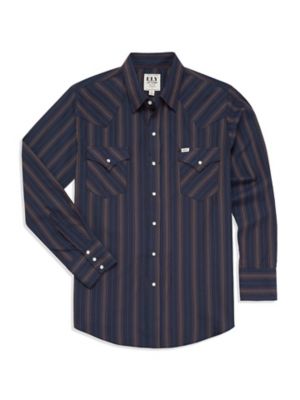 Ely Cattleman Long Sleeve Stripe Western Shirt