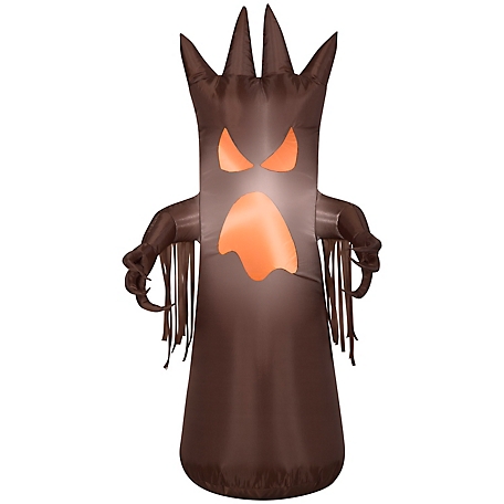 Gemmy Halloween Inflatable Spooky Brown Tree