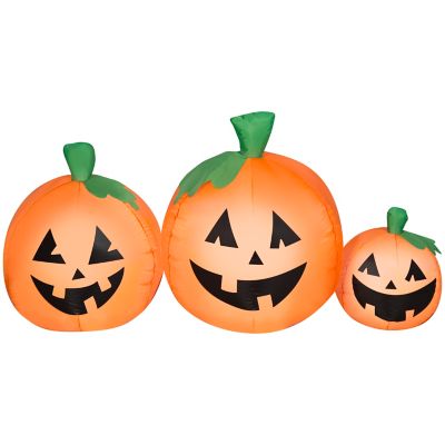 Gemmy Halloween Inflatable Jack-O'-Lantern Trio