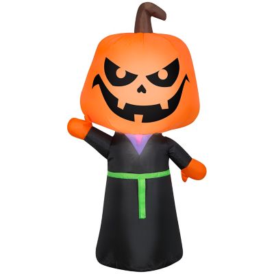 Gemmy Halloween Inflatable Jack-O'-Lantern Reaper