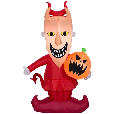 Gemmy Halloween Inflatable Lock with Jack-O'-Lantern