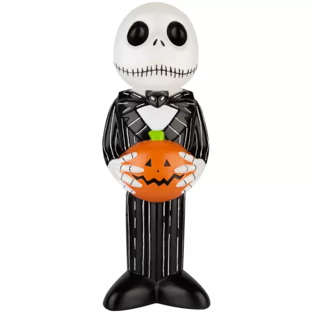 Gemmy Light-Up Blow Mold Jack Skellington Outdoor Decor 24-in Disney Halloween Inflatables