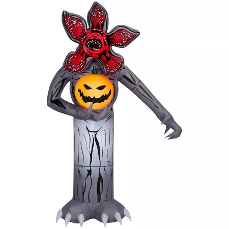 Gemmy Halloween Inflatable Demogorgon with Jack-O-Lantern Halloween Inflatables