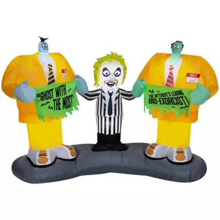 Gemmy Halloween Inflatable Beetlejuice Scene Halloween Inflatables