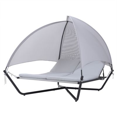 Image showing  Outdoor Hammock Lounge Daybed with Canopy