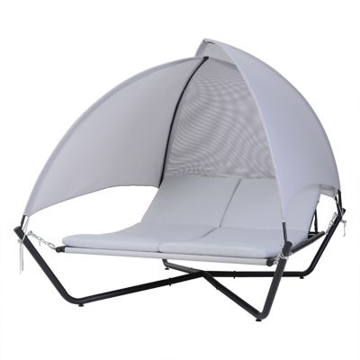 Image showing  Outdoor Hammock Lounge Daybed with Canopy