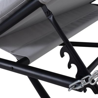 Image showing 7 th Deko Living Outdoor Hammock Lounge Daybed with Canopy