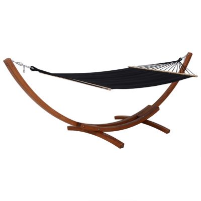 Image showing  Cedar Wood Hammock, Black