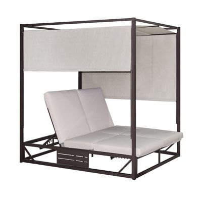 Image showing  Outdoor Rectangular Patio Daybed, Biege